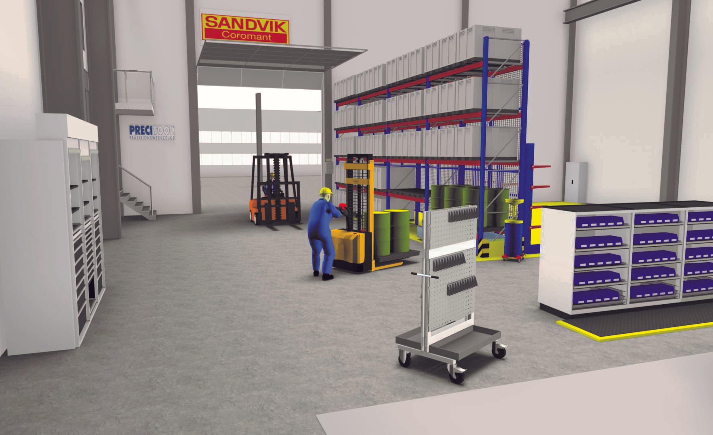 Planung einer Lagerhalle