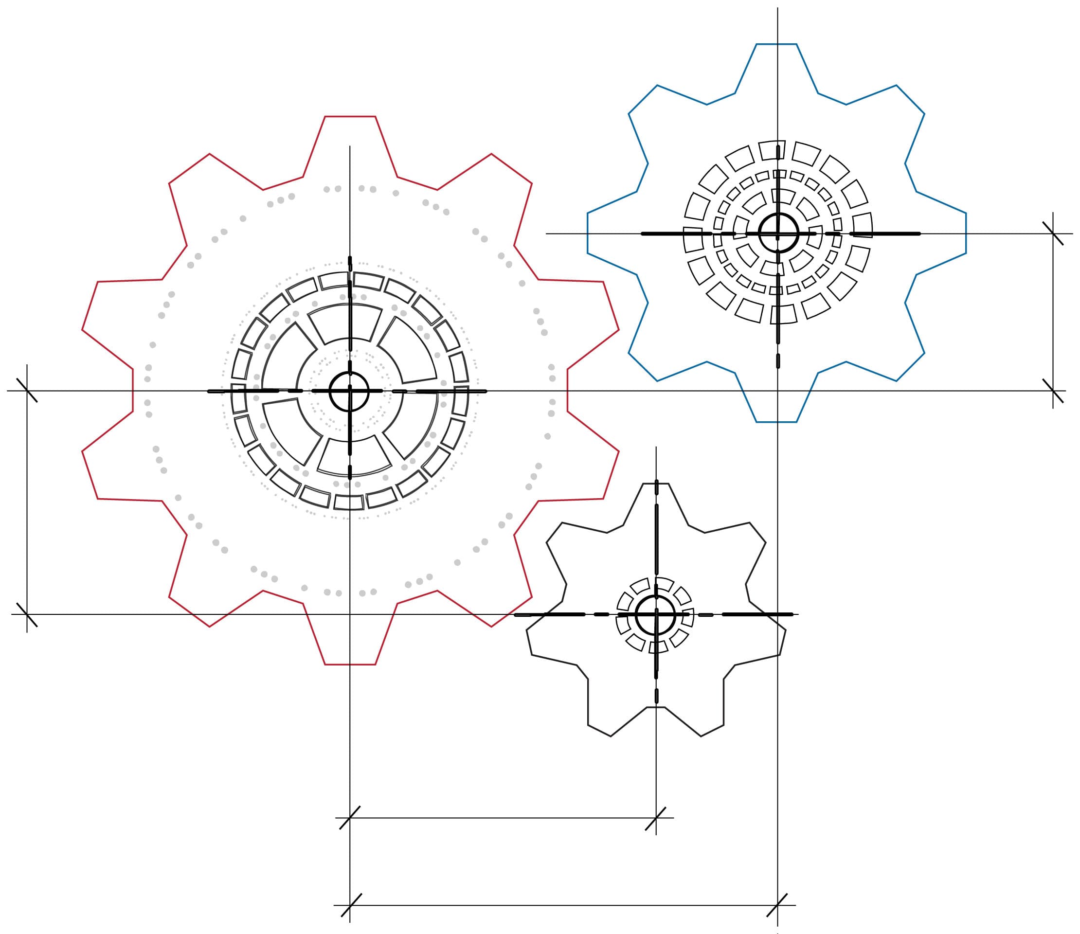 Illustration Zahnräder