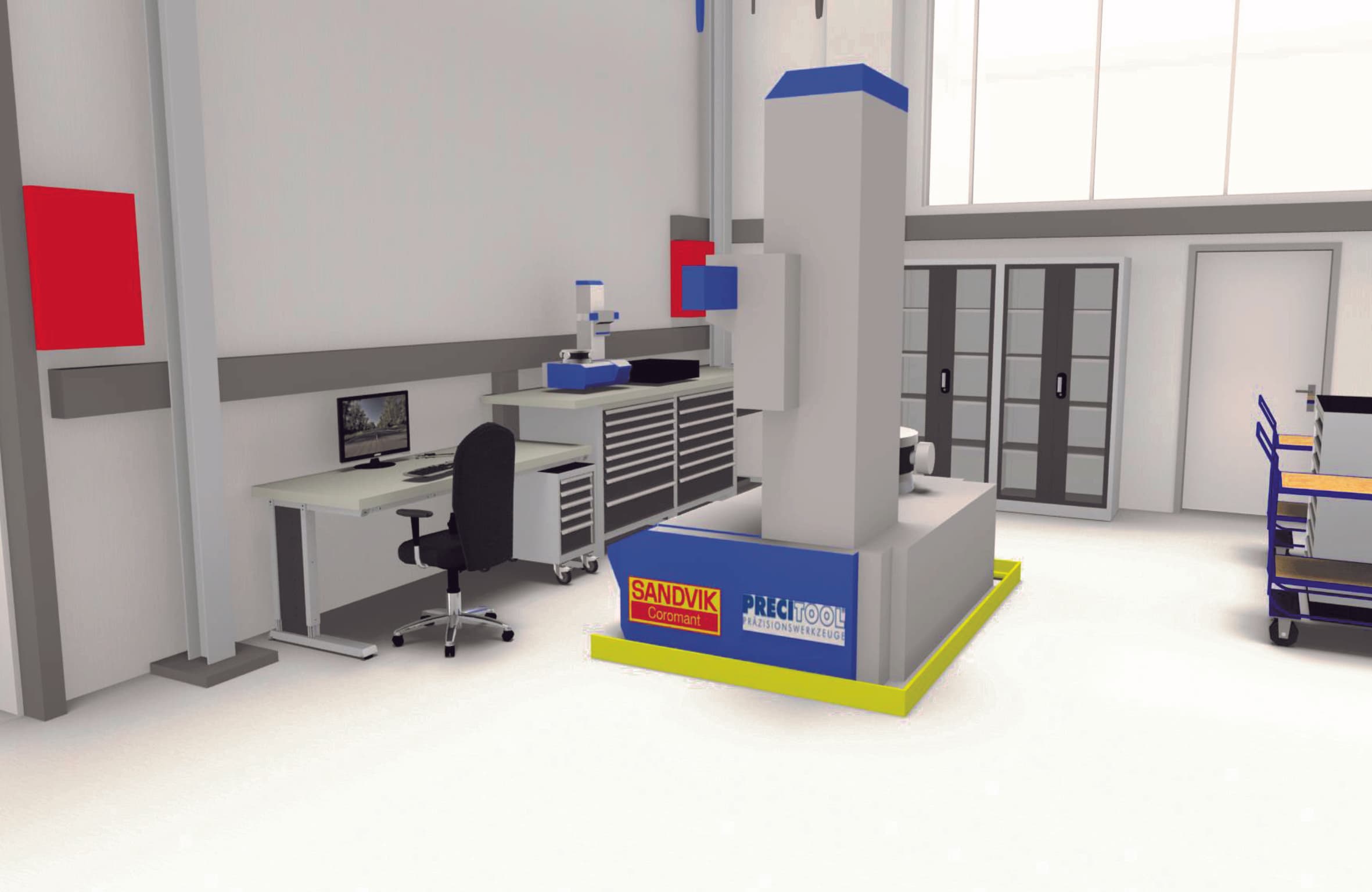 Planung eines Messraumes